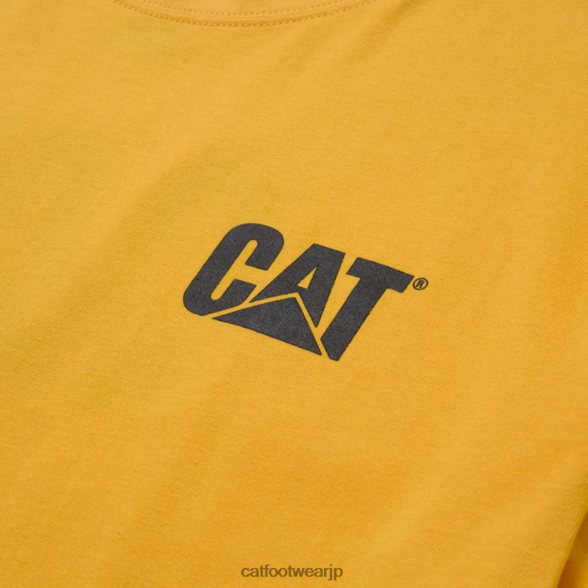 トレードマークのTシャツ 黄色 男性 N2JB0V211 Caterpillar |トップス＆アウター